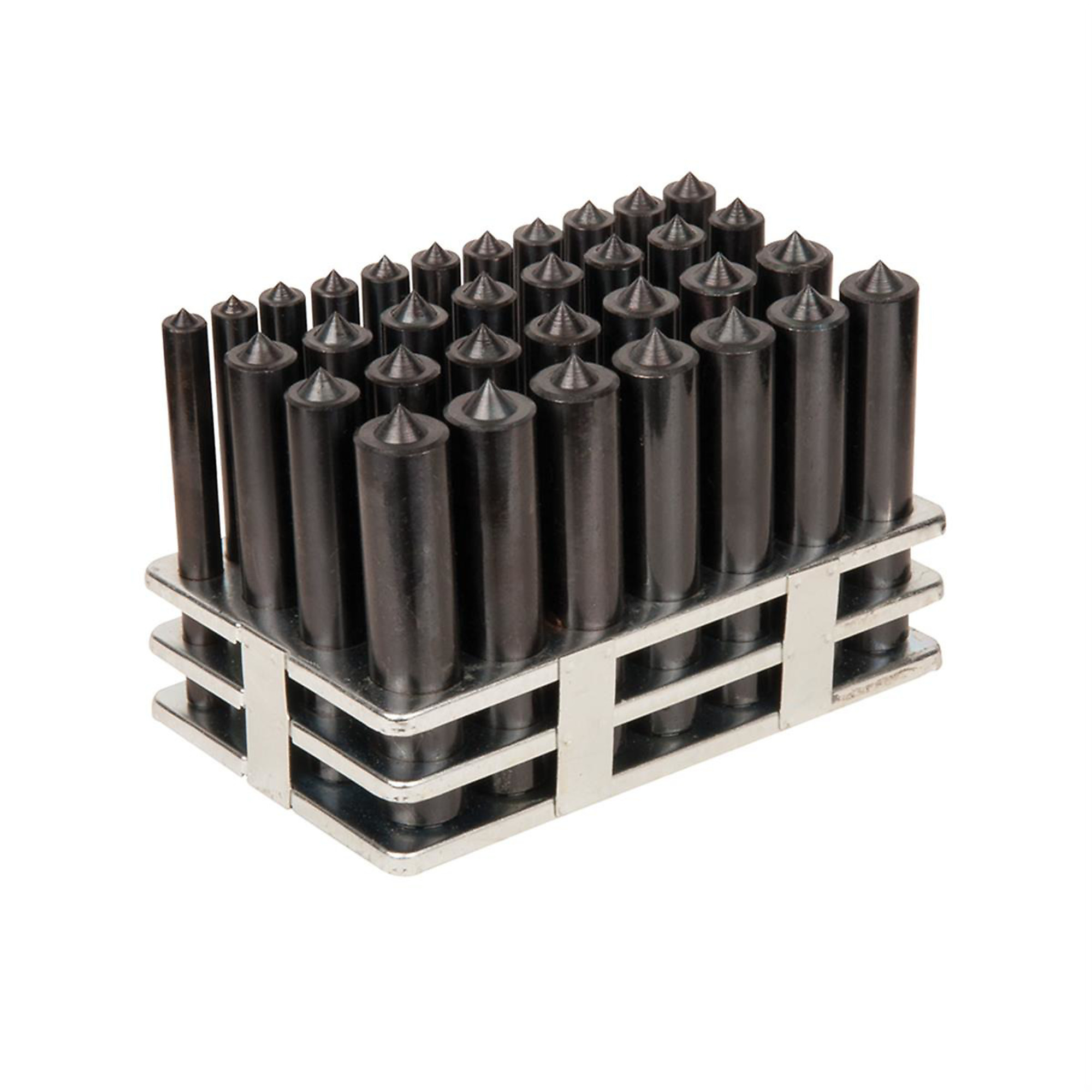 Fowler Transfer Punch Set — 33-Piece, 1/2in. to 1in., Model# FOW52-482-030